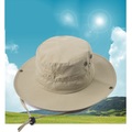 Lighinthebox, 1 pcs Herren Damen Sonnenhut Fischen-Hut Wanderhut Boonie-Hut Breiter Rand Sommer Außen Tragbar UV-Sonnenschutz Sonnenschutz Anti - Moskito Hut Feste Farbe Nylon Dunkelgrau Armeegrün Khaki für Jagd Lightinthebox