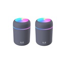 Lighinthebox, 2pcs tragbare 300ml Luftbefeuchter USB Ultraschall Blendbecher Aroma Diffusor kühlen Nebel Maker Luftbefeuchter Reiniger mit romantischem Licht Lightinthebox