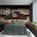Lighinthebox, wandbild tapete wandaufkleber druck schälen und kleben abnehmbare auto graffiti leinwand wohnkultur Lightinthebox