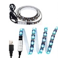 LED Lichtband 1m Lichtsets Leuchtbänder RGB 30 LEDs 5050 SMD 1 Set RGB Weiß Weihnachten Neujahr Wasserdicht USB Dekorativ USB angetrieben Lightinthebox