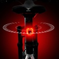 Lighinthebox, LED-Fahrradlicht Rückfahrrad-Rücklicht Sicherheitslicht LED-Fahrrad Radfahren wasserdicht superhell USB-Ladeausgang leichter wiederaufladbarer Lithium-Ionen-Akku 120 lm-Akku rot Radfahren Lightinthebox