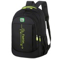 Unisex Schultasche Rucksack Schulanfang Täglich Feste Farbe Buchstabe Oxford Hohe Kapazität Wasserdicht Reißverschluss Blau Orange Grün Grau Lightinthebox