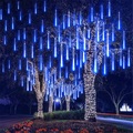 4er Pack Meteorschauer Regen Lichterketten 50cm Outdoor Weihnachtsbeleuchtung Outdoor Dekorationen 100-240V 32 Röhren 960LED Lichterketten wasserdicht für Weihnachten Hochzeit Party Weihnachtsbäume Urlaub Hochzeit Lightinthebox