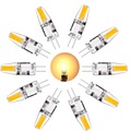 Lighinthebox, 10pcs g4 led lampe 3w äquivalent zu g4 halogenlampe 30w mini g4 led glühbirne warm weiß 3000k tageslicht weiß 6000k g4 basis dc 12v Lightinthebox