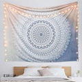 Indischer Mandala-Wandteppich, Kunstdekor, Decke, Vorhang, zum Aufhängen, Zuhause, Schlafzimmer, Wohnzimmer, Wohnheim, Dekoration, Polyesterdruck Lightinthebox