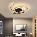 Lighinthebox, 1-flammig 56 cm Deckenleuchten LED Aluminium geometrisch lackierte Oberflächen Design Einbauleuchten moderne künstlerische Küche Schlafzimmerleuchten 110-240V nur mit Fernbedienung dimmbar Lightinthebox