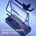 Handy Hülle Handyhüllen Für Apple Ganzkörper-Gehäuse Magnetischer Adsorptionsfall iPhone 13 12 Pro Max Mini Transparent Beidseitig Stoßresistent Durchsichtig Metall Lightinthebox