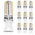 g9 dimmbare led bi-pin mais glühbirne 72led 600lm 5w 3014smd warm kaltweiß 360° abstrahlwinkel kronleuchter lampe 40w halogenäquivalent ac110v ac220v Lightinthebox