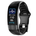 P11 PLUS Smartwatch 0.96 Zoll Intelligente Armbänder EKG PPG Schrittzähler Anruferinnerung Fitness Tracker AktivitätenTracker Kompatibel mit Android iOS IP 67 Damen Herren Thermometer Gesundheit Lightinthebox
