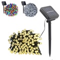 Outdoor Solar Lichterkette LED Solar Lichterketten Outdoor wasserdichte solarbetriebene Garten Terrasse Dekoration Licht LED Solar Lampe für Hochzeit Urlaub Dekoration 6,5 m 30leds und 12 m 100leds Lightinthebox
