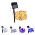 Outdoor Solar Lichterkette LED Solarlicht 10m 100leds Outdoor wasserdichte Fee Girlande Lichterketten Terrasse Garten Party Solarlampe Dekoration LED Solar Gartenlicht Lightinthebox