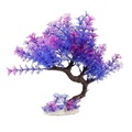 Lighinthebox, 27 cm violett lila gebogener Baum hochwertige künstliche Kunststoffpflanzen Aquarium Fischschildkröten Tank hochwertige Dekorationen Lightinthebox