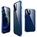 Telefon Hülle Handyhüllen Für Apple Magnetischer Adsorptionsfall iPhone 14 Pro Max 13 12 11 Pro Max Mini X XR XS 8 7 Plus Ganzkörperschutz Kameraobjektivschutz mit Frontscheibenglasfolie Durchsichtig Lightinthebox