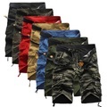 Lighinthebox, Herren Cargo Shorts Kurze Hosen Kurze Hose für Wanderer Militär camuflaje Sommer Außen 10 Ripstop Atmungsaktiv Rasche Trocknung Reißverschluß vorne Kurze Hose Unten Knielänge Armeegrün Tarnung Lightinthebox
