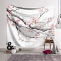 Wandteppich Kunst Dekor Decke Vorhang hängen zu Hause Schlafzimmer Wohnzimmer Dekoration Blume Zweig Polyester Lightinthebox