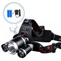 t1 scheinwerfer wasserdicht led led 3 strahler 4 modus mit batterie und usb kabel wasserdicht einstellbar camping / wandern / höhlen radfahren / fahrradjagd schwarz Lightinthebox