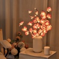 LED Phalaenopsis Zweig Lampe 20 Glühbirnen Simulation Orchidee Zweig LED Lichterketten Weide Zweig Licht Zweig Muttertag für Hausgarten Dekoration Lightinthebox