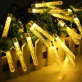 Outdoor Solar LED String Licht Blase Eiszapfen 30leds 50leds Outdoor wasserdicht 6,5 m 7 m Lichterkette warm weiß bunt weiß 8 Modi Weihnachten Hochzeit Urlaub Party Garten Terrasse Dekoration Lampe Lightinthebox