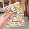 Kinder / Kleinkind Mädchen Haarseil Cartoon zehnteilige süße Haarseil Doppel Pferdeschwanz Haargummi Mädchen hoch elastische Gummiband Haarschmuck Lightinthebox