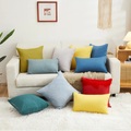 Lighinthebox, baumwolle klassische einfarbig warme bequeme kissenbezug wohnzimmer schlafzimmer sofa kissenbezug im freien faux leinen kissen für sofa couch bett stuhl Lightinthebox