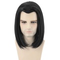 Lighinthebox, Herrenperücke kurz schwarz glattes Haar Halloween Cosplay Kostüm Perücke Lightinthebox