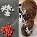 Lighinthebox, 1 Stück Damen Mädchen Haarschmuck Für Geburtstag Festival Blume Klassisch Kunststoff Aleación Weiß Rote Lightinthebox
