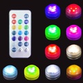 Lighinthebox, 12 stücke unterwasser tauch led pool licht wasserdicht mit fernbedienung für badewanne vase aquarium party hochzeitsdekor batteriebetrieben Lightinthebox