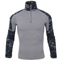 Herren Kampfhemd Taktisches Militärhemd Camouflage-Hemd camuflaje Langarm Außen Frühling Sommer Atmungsaktiv Rasche Trocknung Schweißableitend Shirt Baumwolle Jagd Militär Traning Schlacht Lightinthebox
