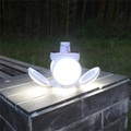 Lighinthebox, faltendes solar-campinglicht 5 modi wiederaufladbare usb-led-birnenlampe solarladung notfallnacht faltendes marktlicht im freien campinghaus Lightinthebox