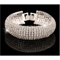 Frauen Strass Armband golden Silber klassische Mode Luxus Legierung Armband Schmuck für Hochzeit Party Abend Geschenk Lightinthebox