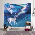 Lighinthebox, einhorn wandteppich kunst dekor decke vorhang hängen haus schlafzimmer wohnzimmer dekoration polyester Lightinthebox