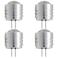 Lighinthebox, G4 LED-Glühbirnen G4 Bi-Pin-Sockel 1W 10W Halogenbirne gleichwertige LED-Lampen für Landschaftsdecke unter der Thekenbeleuchtung DC12V 1 LED-Kolben-Chips 4er Pack Lightinthebox