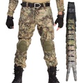Lighinthebox, Herren Cargohosen Arbeitshose Taktische Hosen Militär camuflaje Außen Ripstop Atmungsaktiv Multi Pocket Schweißableitend Hosen / Regenhose Unten 10 Taschen Knieschoner Wüstenpython CP-Tarnung Angeln Lightinthebox