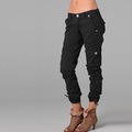 Damen Hose Cargohose Cargohosen Hosen Hose Gefesselte Cargo Armeegrün Grau Schwarz Mittlere Taillenlinie Schick Modern Casual / sportlich Sport Wochenende Tasche Knöchellänge Komfort Glatt M L XL Lightinthebox