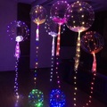 Lighinthebox, transparente weihnachten led bobo ballons helium glühen ballon mit lichterketten für neue jahr party geburtstag hochzeitsdekor Lightinthebox