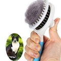 Lighinthebox, Katzenbürste, selbstreinigende Slicker-Bürsten zum Ablösen und Pflegen entfernt lose Unterwolle, Matten und verhedderte Haare Pflegekamm für Katzen Hundebürste Massage-Selbstreinigung Lightinthebox
