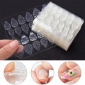Lighinthebox, 10 Blatt Nagelkleber Gelee doppelseitiger Kleber Aufkleber Acrylklebebänder Nagelkunst Aufkleber Abziehbilder für Finger falsche Nagelspitzen Lightinthebox