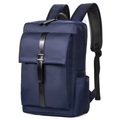Unisex Rucksack Täglich Büro Karriere Feste Farbe Oxford Stoff Einstellbar Hohe Kapazität Reißverschluss Dunkelgrau Wein Schwarz Blau Grau Lightinthebox