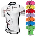 21Grams Herren Radtrikot fahrradbekleidung Fahrradtrikot Kurzarm Fahhrad Trikot Shirt mit 3 Gesäßtaschen MTB Mountain Rennrad Atmungsaktiv UV-resistant Rasche Trocknung Reißverschluß vorne Grün Wei Lightinthebox
