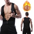 Schweißweste Schweißformer Saunaweste Sport Neopren Yoga Fitnesstraining Bewegung Fitness Reisverschluss Gewichtsverlust Bauch Fatburner Zum Herren Bauch Lightinthebox