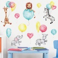 Lighinthebox, niedlicher Hirsch Löwe Elefant Ballon Schlafzimmer Veranda Kindergarten Wand Verschönerung Dekoration Wandaufkleber Lightinthebox