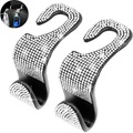 bling autositz kopfstütze haken 2 pack bügelaufbewahrung vordersitz auto haken bling autositzaufhänger rücksitz für handtasche geldbörse mantel geldbörse haken regenschirme mäntel einkaufstaschen Lightinthebox
