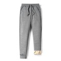 Herren Sherpa Jogginghose Trainingshose Jogginghose Jogger Winterhose Hose Hosen Tasche Kordelzug Feste Farbe Warm In voller Länge Täglich Fitnessstudio Yoga Casual Athleisure Alphabet grau Alphabet Lightinthebox