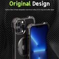 Telefon Hülle Handyhüllen Für Apple Rückseite iPhone 14 Pro Max 13 12 Pro Max Mini Wasserdicht Staubdicht Stoßresistent Einfarbig Kohlefaser Lightinthebox