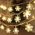 Lighinthebox, schneeflocke lichter 1 stücke 6 mt 40 leds led lichterketten für zu hause hängende girlande ornament navidad weihnachtsgeschenk neujahr Lightinthebox