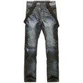 Herren Skihosen Ski Lätzchen Außen Winter warm halten Wasserdicht Windundurchlässig Atmungsaktiv Jahrgang Schnee-Trägerhose für Skifahren Camping Snowboarden Wintersport / Baumwolle Lightinthebox
