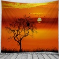 Landschaft Landschaft Wandteppich Kunst Dekor Decke Vorhang hängen Zuhause Schlafzimmer Wohnzimmer Dekoration der Himmel des Sonnenuntergangs Lightinthebox