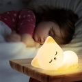 Lighinthebox, süßes nachtlicht mit fernbedienung wiederaufladbares kinderzimmer tier nachtlicht für kinder baby kleinkind kawaii led katze squishy lampe glühen lichter zimmerdekor zeug jugendlich mädchen jungen Lightinthebox