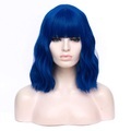 synthetische perücke wellig bob perücke kurz rosa synthetisches haar damen cosplay party mode blau lila orange Lightinthebox