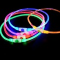 Lighinthebox, Hunde Pelzige Kleintiere Halsbänder Hundetrainingshalsbänder Leuchtkragen Leuchtendes Haustierhalsband LED-Lampen Einfarbig PU-Leder Kleiner Hund Mittlerer Hund Großer Hund Grün Weiß Rosa Orange Rot Lightinthebox